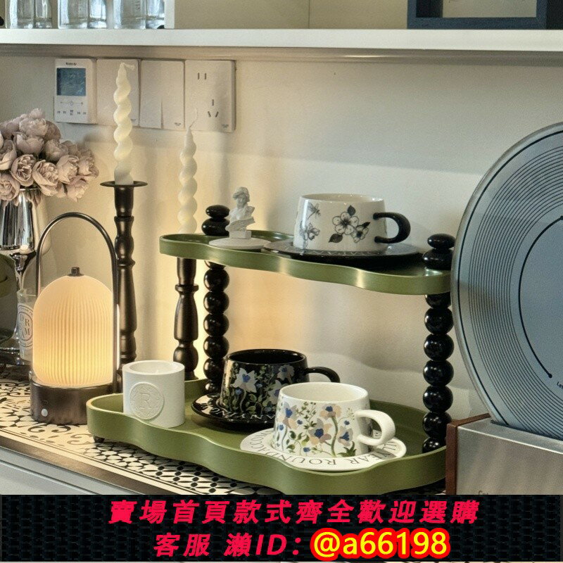 【臺灣公司 可開發票】多功能桌面置物架杯子收納架馬克杯咖啡水吧臺家用臺面展示餐邊櫃