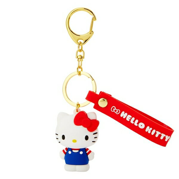 【震撼精品百貨】Hello Kitty 凱蒂貓~日本三麗鷗SANRIO Kitty 立體矽膠造型鑰匙圈*10278