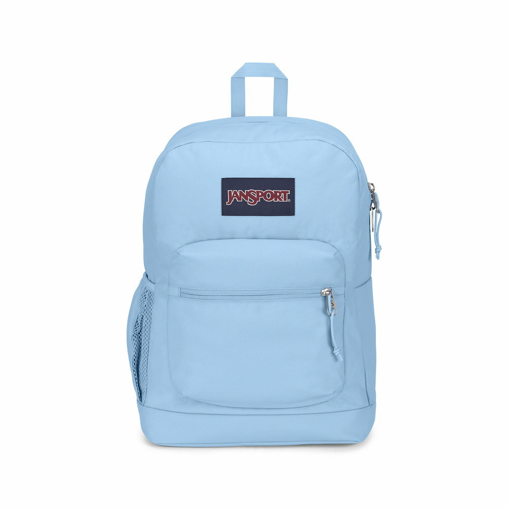 【全館滿額折】JANSPORT CROSS TOWN PLUS 粉嫩藍 後揹包 H8188【新竹皇家JS0A7ZNZ7G7】