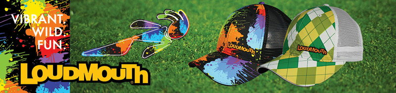 Loudmouth 高爾夫中空帽 (迪斯可球) 4