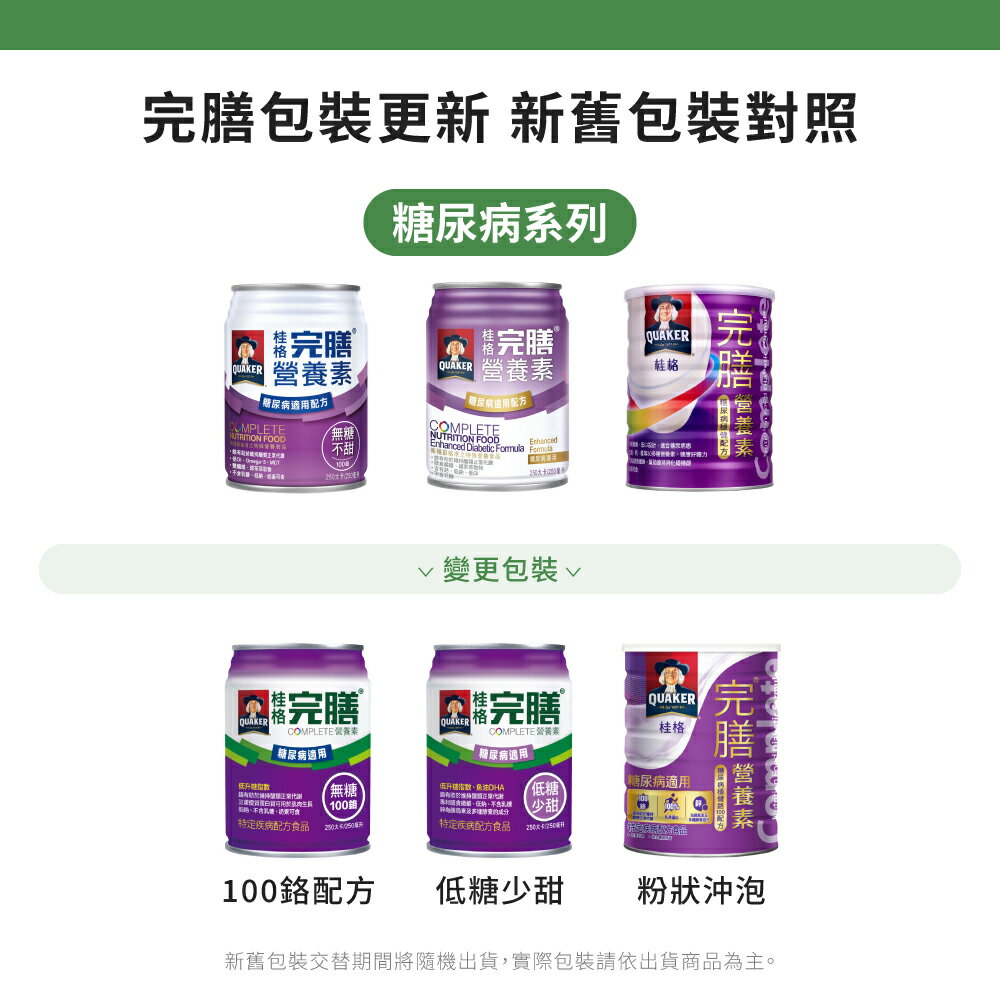 [1箱送2罐] 桂格 完膳營養素-無糖100鉻 (250ml/24罐/箱) 【杏一】《新舊包裝隨機出貨》 3