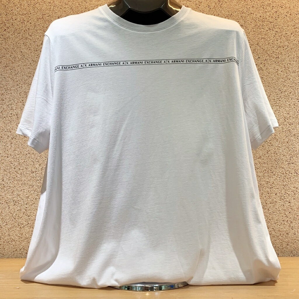 (Little bee小蜜蜂精品)Armani Exchange AX 白短T-Shirt(零碼款式)(XL)