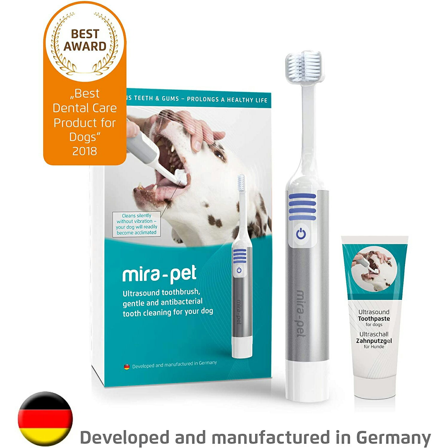 寵物專用 Mira Pet Starter Kit 寵物超音波牙刷 全配組牙齒保健除牙垢牙齦炎貓用犬用 Ol辦公生活用品 Rakuten樂天市場