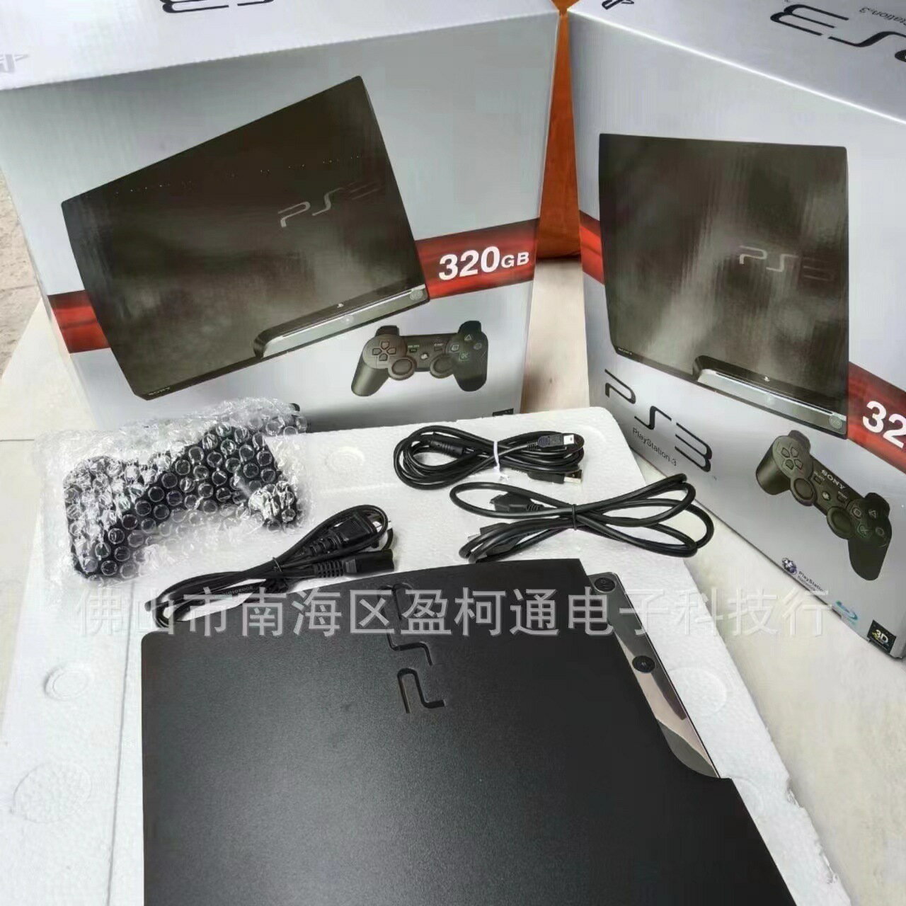 PS3遊戲主機 PS3遊戲機2000型3000型遊戲主機 PS3 slim主機破解版 鑫弘-數碼配件