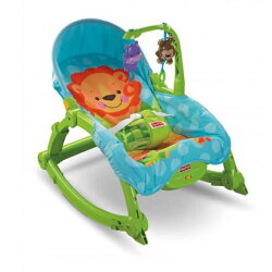 【狂降】Fisher-Price 費雪 可愛動物可攜式兩用安撫躺椅(公司貨)【悅兒園婦幼生活館】