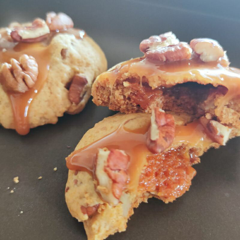 【BakerShop 貝克夏】胡桃焦糖手工餡餅 || 袋裝225克，約5塊 1