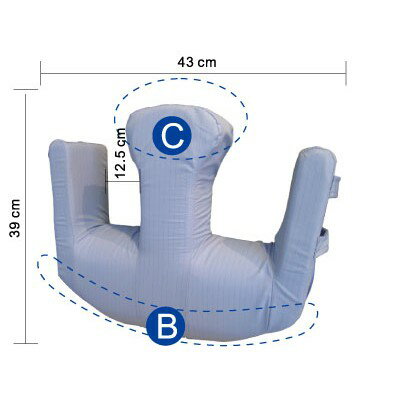 強生山型防水翻身枕TV109翻身腳墊/山型枕TV-109