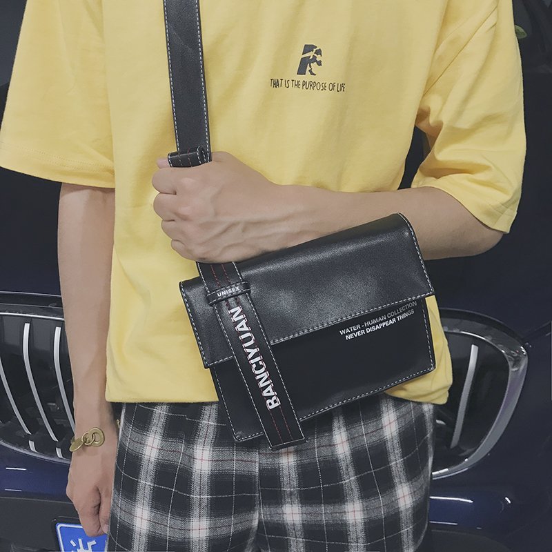 FINDSENSE品牌 韓國 新款 時尚 皮質 腰包 錢包 側背包 小包包 外出包 斜挎包