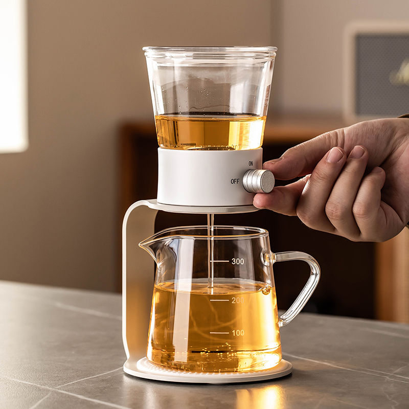 免運/快速出貨 玻璃自動茶具套裝家用耐熱功夫沏茶壺茶杯辦公室小型泡茶沖茶神器