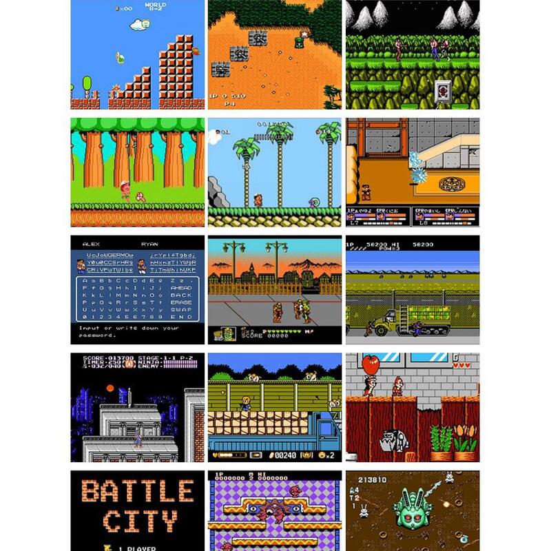 【可開發票】經典懷舊紅白機內置500遊戲卡 贈送132合一遊戲卡 街機電視遊樂器高清 任天堂灰機 掌機/月光寶盒電視 遊戲機 3