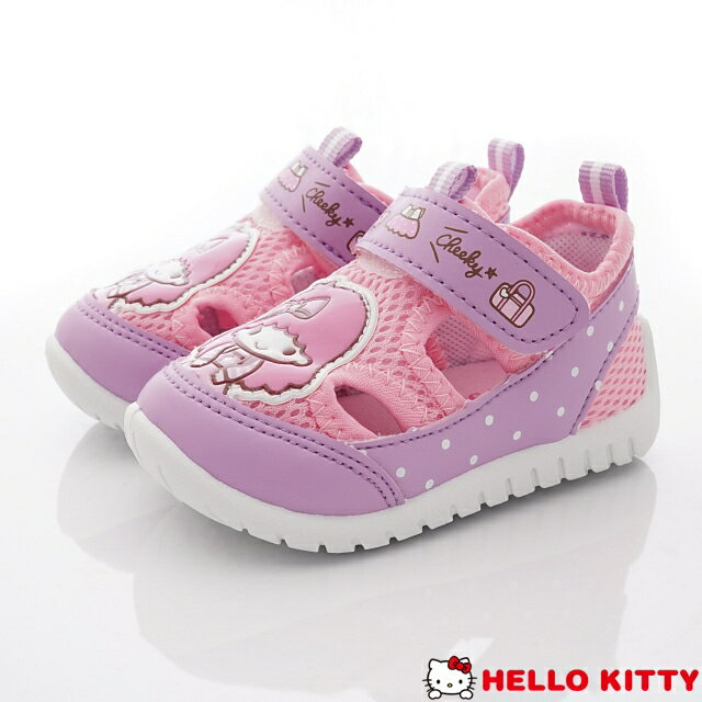 卡通-Hello Kitty2021春夏休閒鞋系列-821433紫(中小童段)