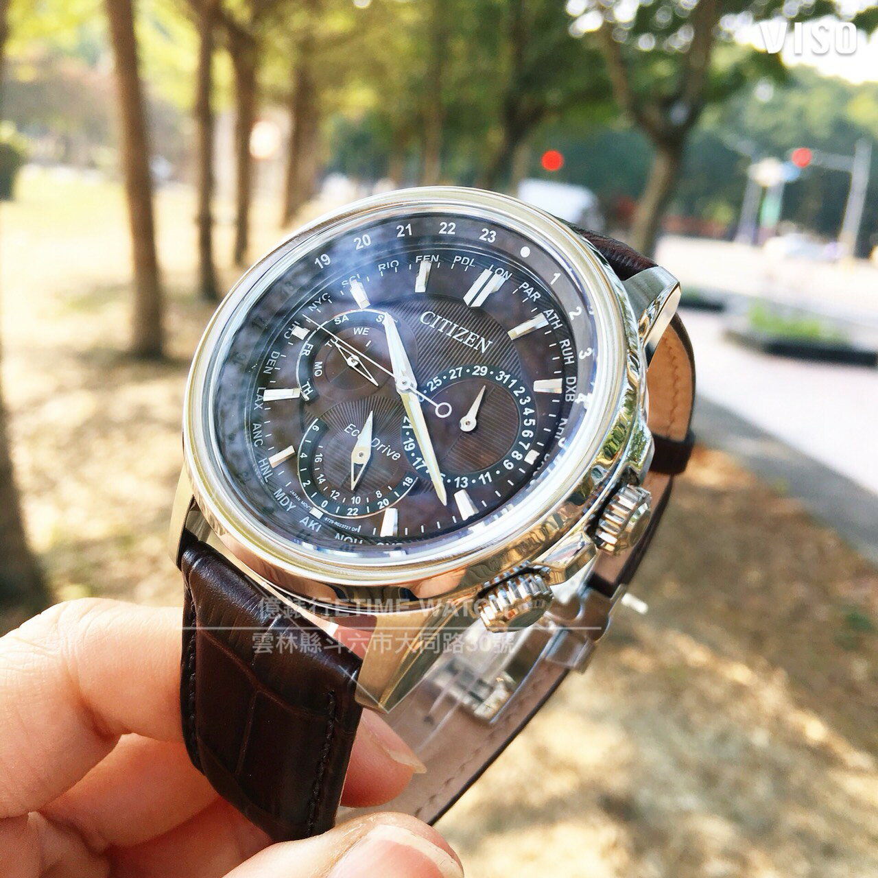 CITIZEN日本星辰Eco-Drive紳士品格光動能日曆腕錶BU2020-29X公司貨
