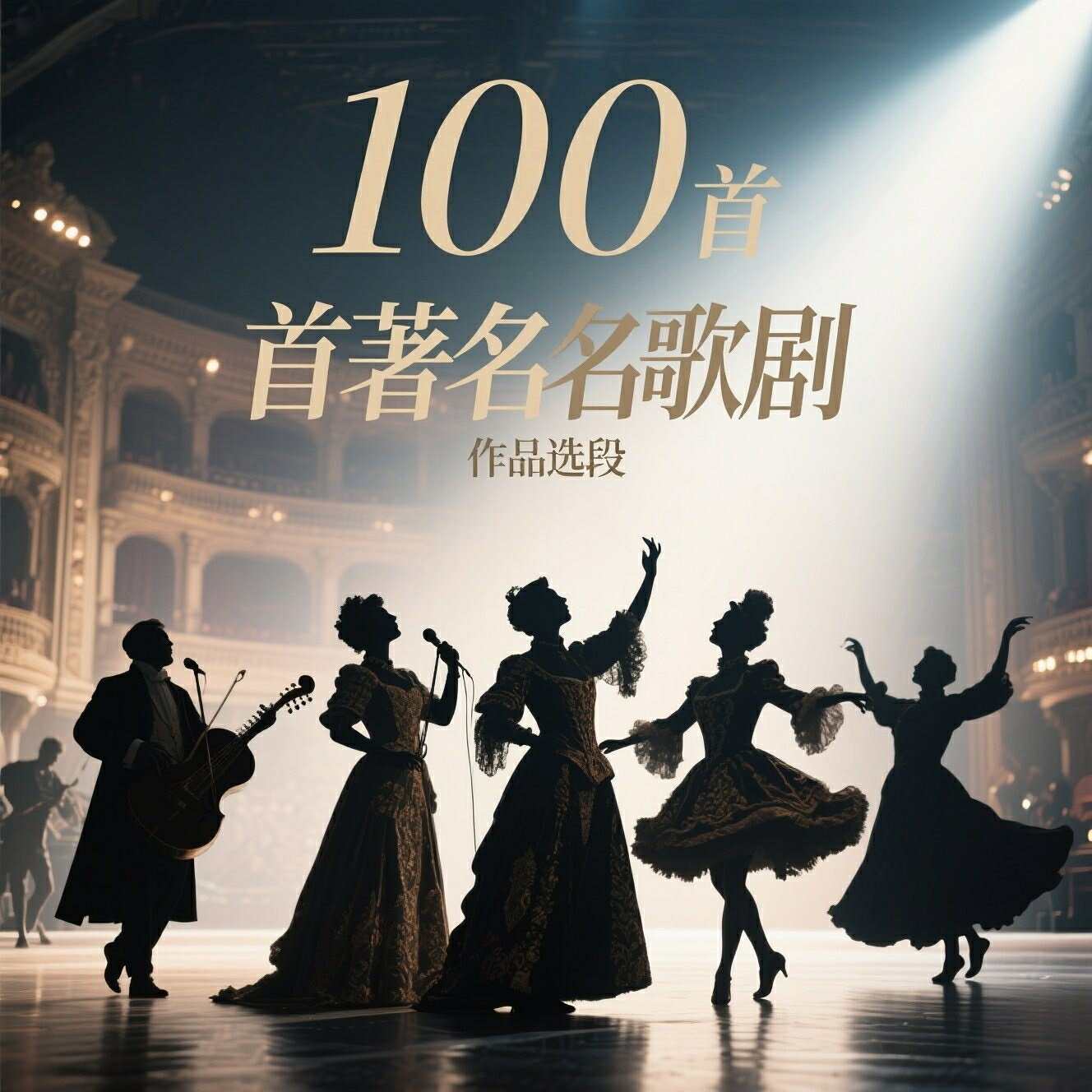 100首著名歌劇作品經典選段 | 著名詠嘆調精選 古典音樂6CD光碟碟