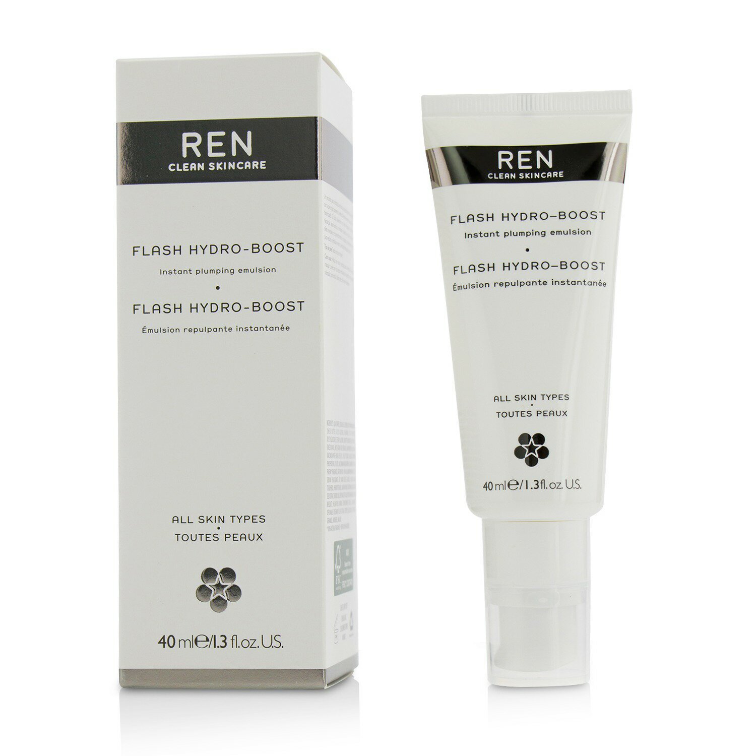 任 Ren - 即效水活彈潤凝乳Flash Hydro-Boost Instant Plumping Emulsion - 所有膚質