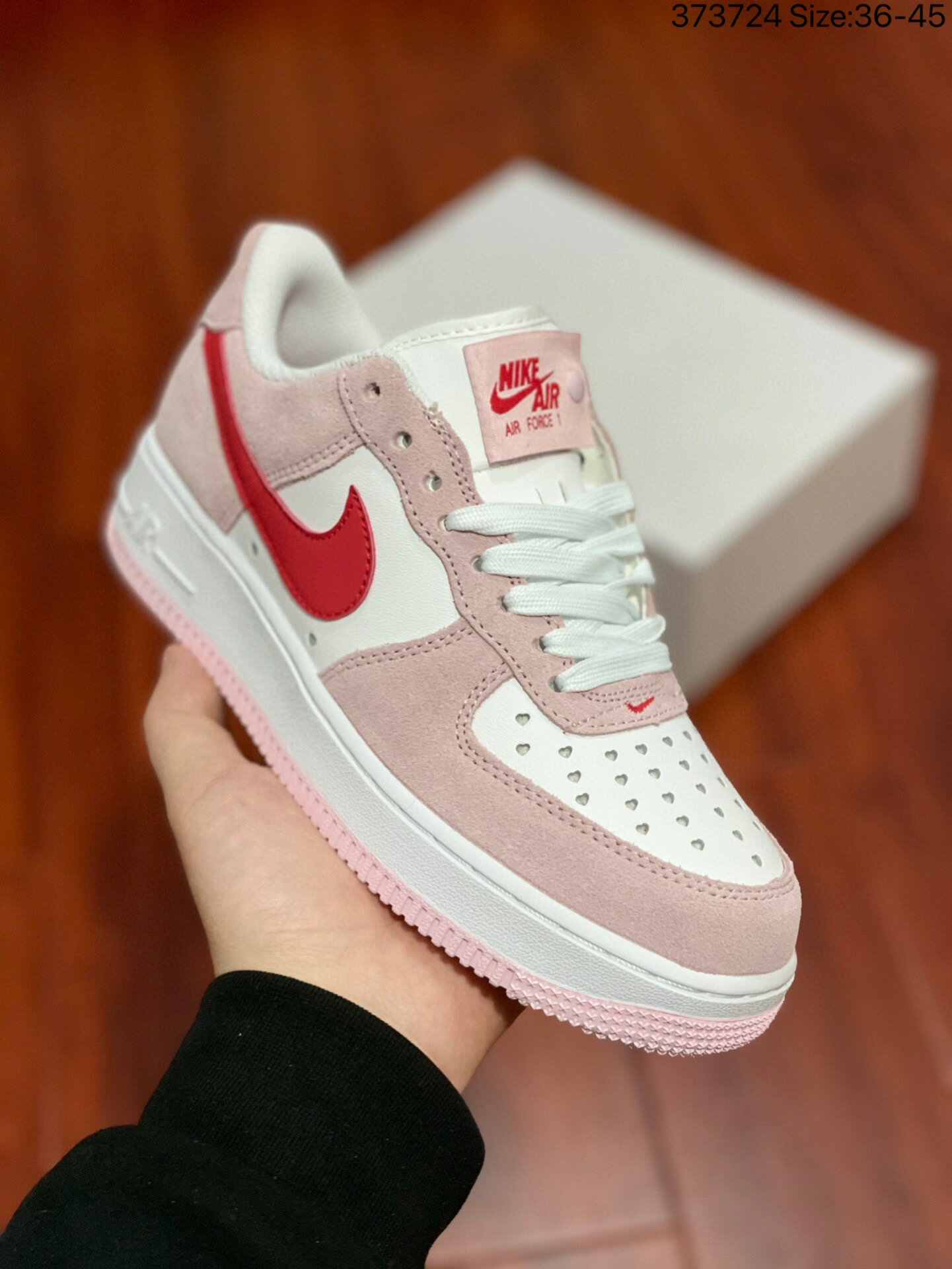 Nike Air Force 1 粉色情人節 男女鞋