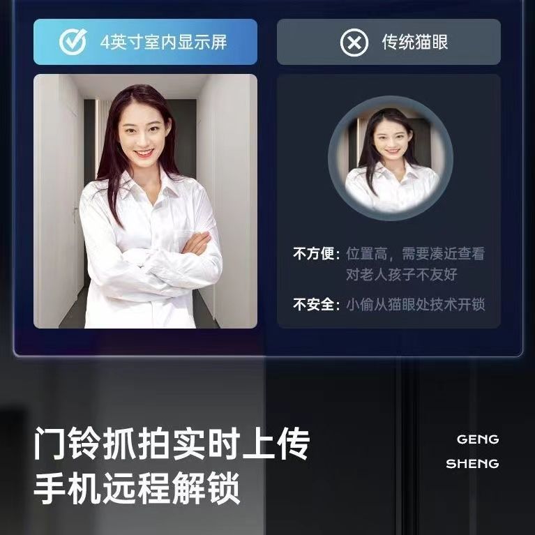 【台灣公司 超低價】AAAMAS人臉識別全自動指紋鎖家用防盜門電子智能門鎖密碼鎖智能鎖 6