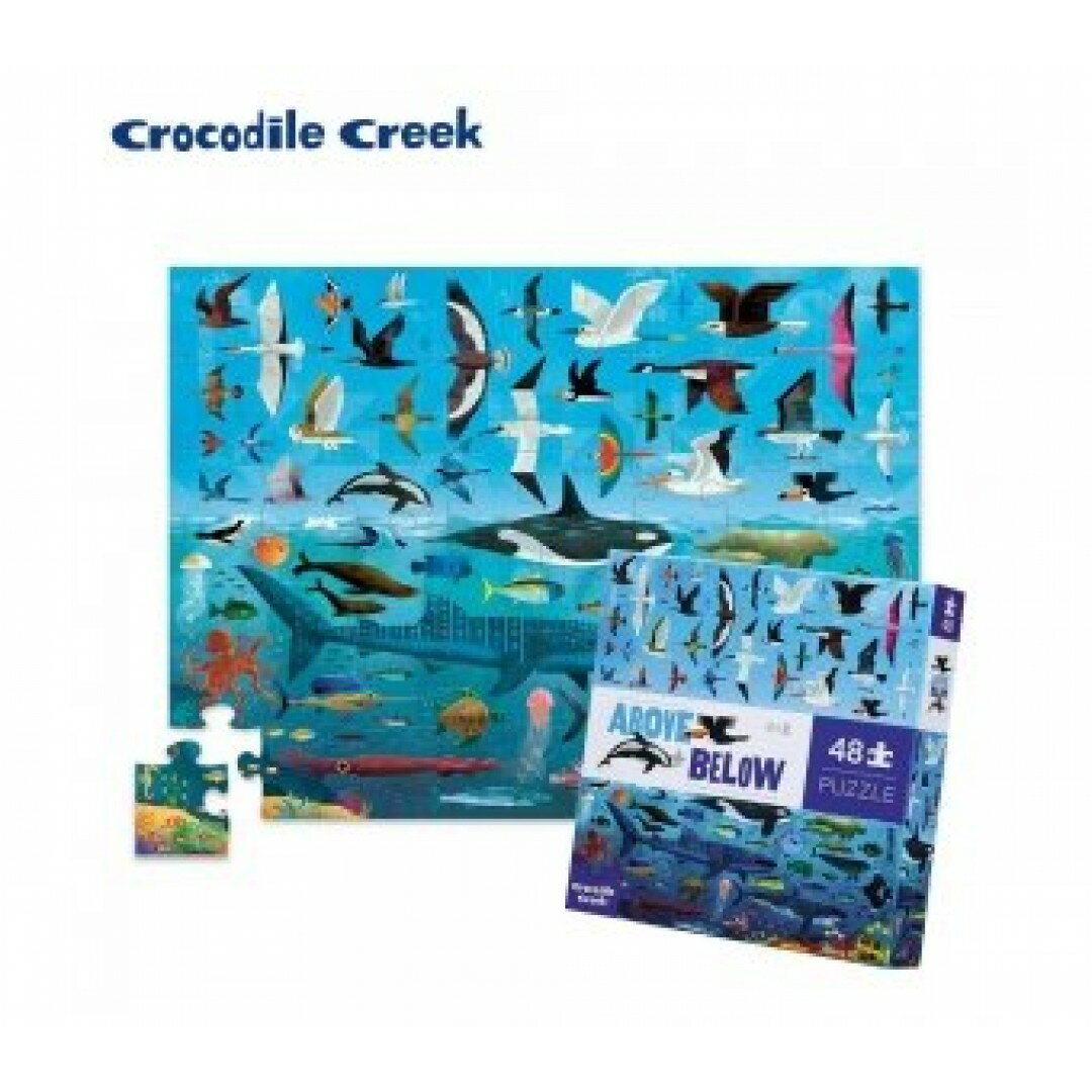 《美國 Crocodile Creek》探索主題拼圖-探索海洋天空 東喬精品百貨
