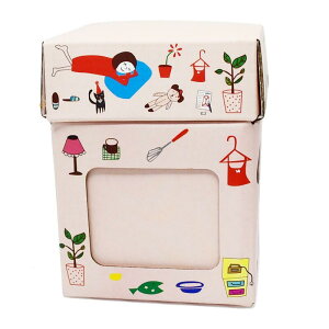 迷你附蓋收納盒-小女孩 DIY 首飾盒 化妝盒 小相框【GE380】 123便利屋