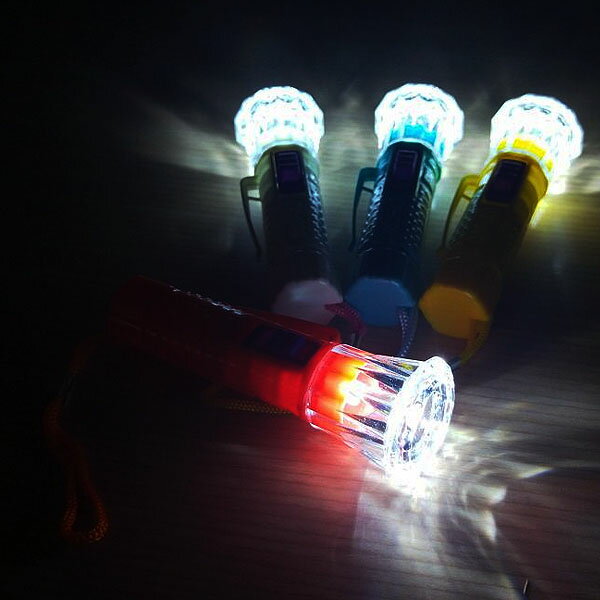 彩色魚眼LED手電筒(小) LED燈 迷你手電筒 帽沿燈 LED手電筒 隨身手電筒 戶外露營登山 贈品禮品