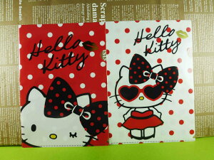 【震撼精品百貨】Hello Kitty 凱蒂貓 2入文件夾 搖滾【共1款】 震撼日式精品百貨