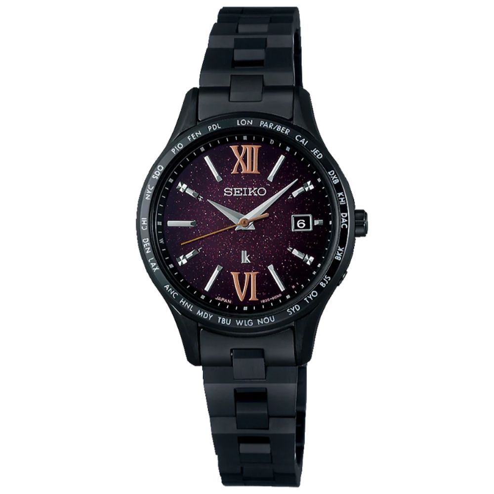 送禮首選★SEIKO 精工 LUKIA 閃耀夏夜太陽能電波錶 女錶 手錶-27.5mm 1B35-0AY0P.SSVV087J   SK005 附提袋【全館滿額折價★APP下單點數4倍送】線上購買享_實體門市同步服務