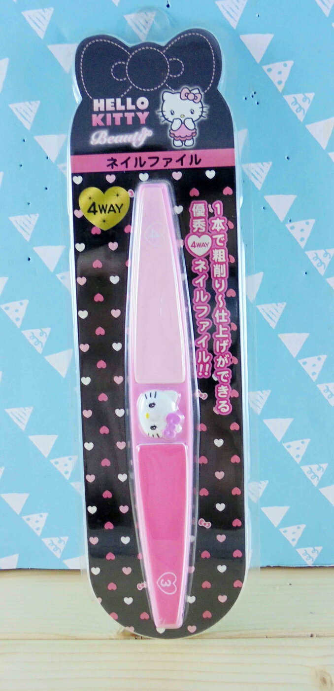 【震撼精品百貨】Hello Kitty 凱蒂貓 KITTY指甲銼刀-粉色 震撼日式精品百貨