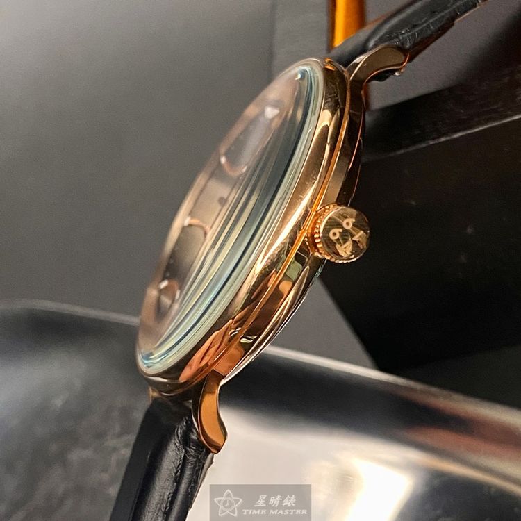 點數9%★GiorgioFedon1919手錶,編號GF00107,42mm玫瑰金圓形精鋼錶殼,黑色簡約, 中三針顯示錶面,深黑色真皮皮革錶帶款,潮流代名詞!【APP下單享9%點數上限5000點】 4