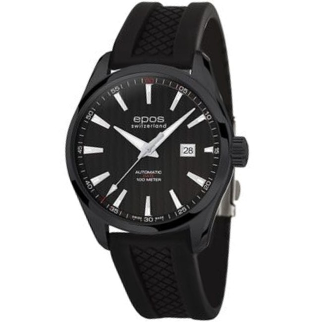 epos 愛寶時 3401.132.25.15.55 經典時尚機械腕錶/黑面 44mm｜樂天全館特惠中★指定刷卡回饋10%