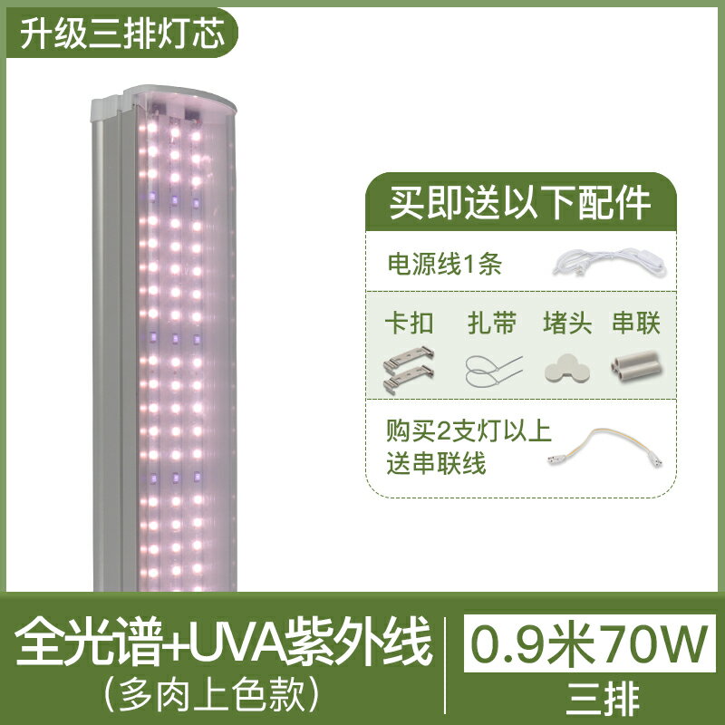 植物燈 植物生長燈 補光燈 植物燈生長燈全光譜仿太陽室內家用花卉光照模擬燈上色多肉補光燈耶誕節