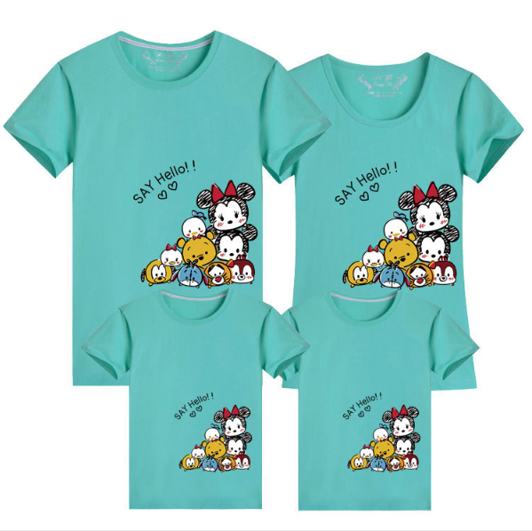 親子裝 純棉T恤 米奇家族 短袖T恤 短T 全家福 團體服 童裝一家三口 一家四口 全家裝 母女裝 班服 櫻桃嚴選 7