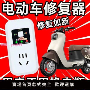 電動車電瓶脈沖修復器激活電瓶充電自動斷電插座48V60V72V96V通用