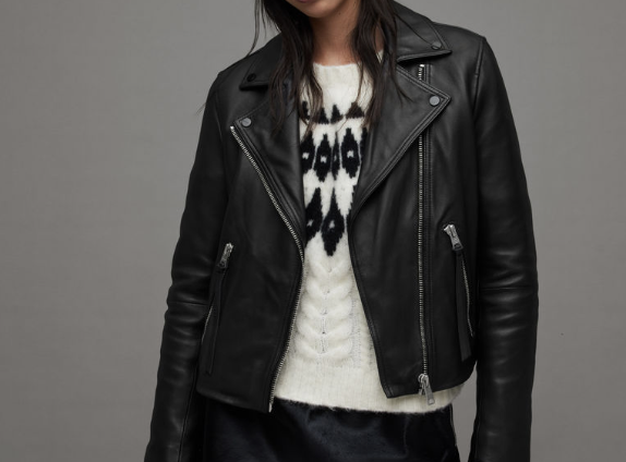 ALLSAINTS 羊皮騎士衣 DALBY  (經典款 ) size10