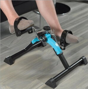坐著訓練腳踏車家用腿部訓練器 辦公室可折疊腳踩健身器 簡易踏步機