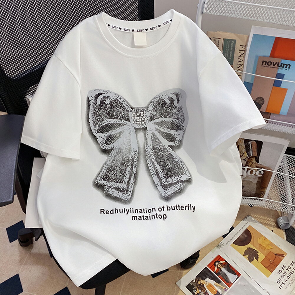 ＊ORead＊韓版印花圓領上衣(2色M~3XL)