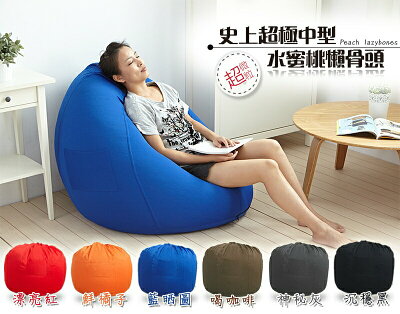 超微粒發泡綿‧超極中型水蜜桃懶骨頭~《正宗懶骨頭》 /班尼斯國際名床