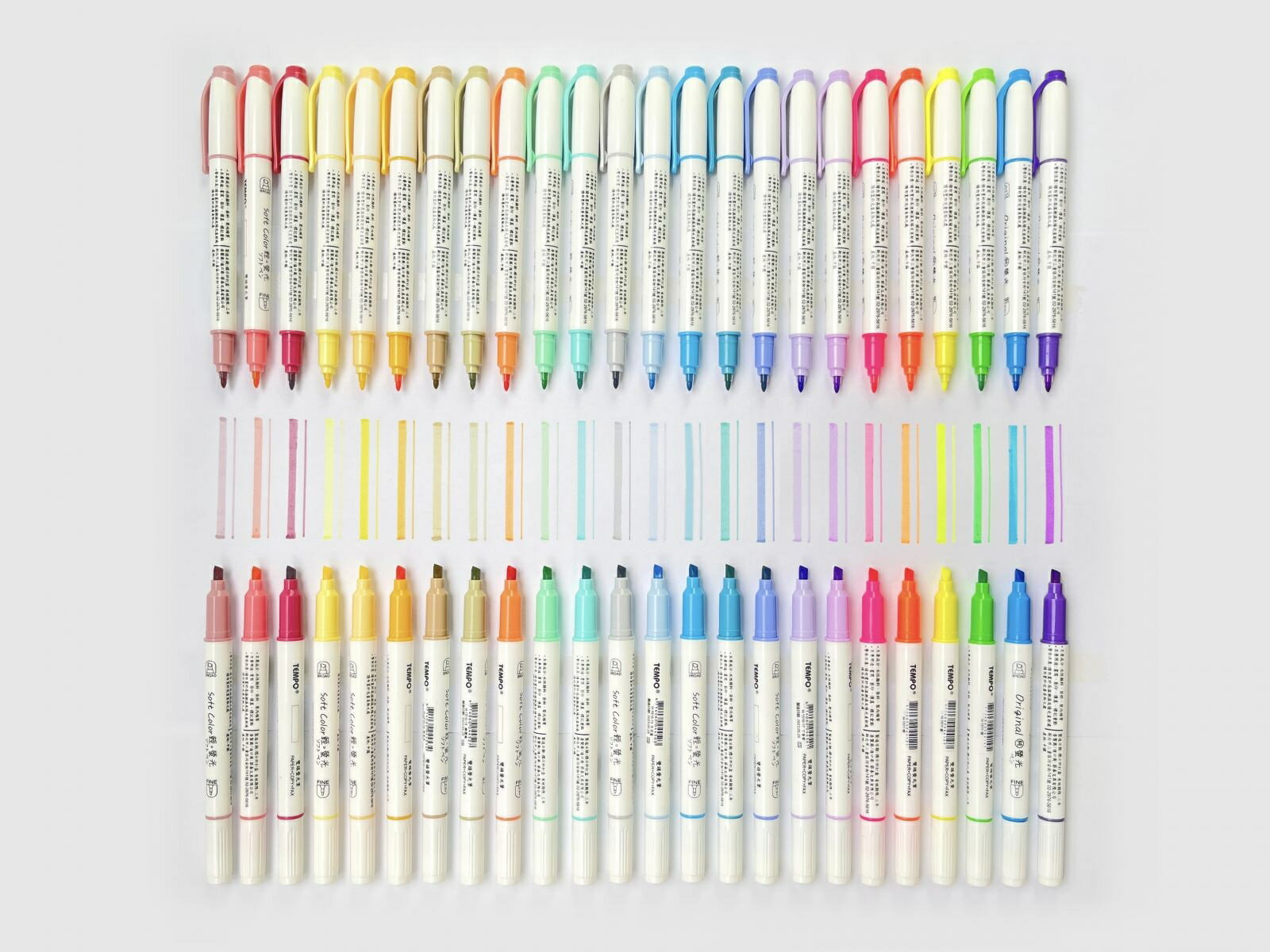 節奏H-1510 輕色系螢光筆(柔彩版)【APP滿額下單10%點數(單一帳號最高