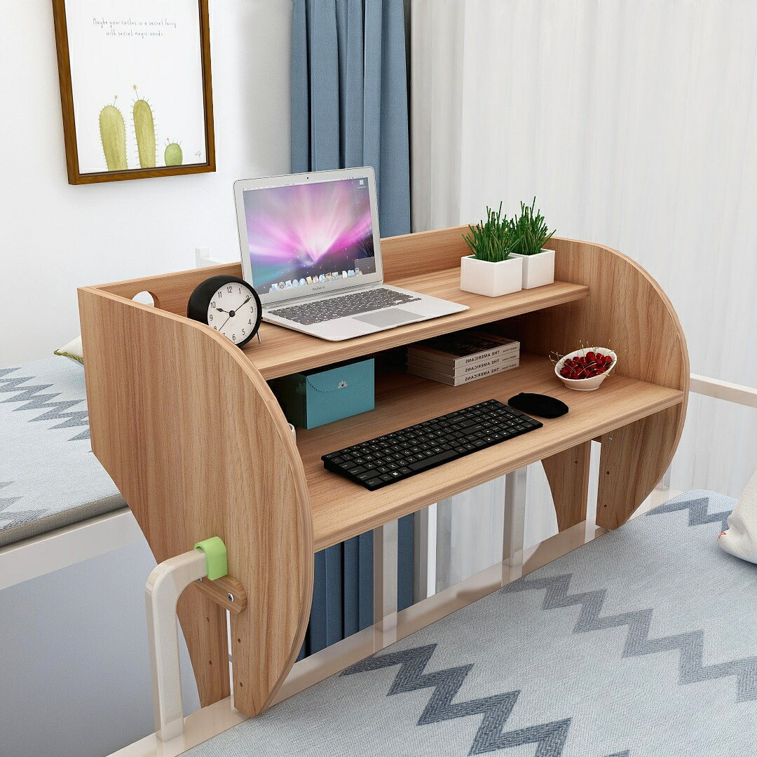 大學生床上桌電腦桌上鋪宿舍神器懸空書桌床上書桌側邊桌寢室桌子