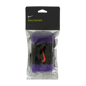 Nike Swoosh DW [N0001586043OS] 腕帶 加長 運動 打球 健身 吸濕 排汗 乾爽 2入 紫黑