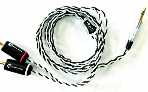 (可詢問客訂)Crystal Cable Duet MMCX/CIEM端子 2.5mm/3.5mm耳機升級線 1.2M