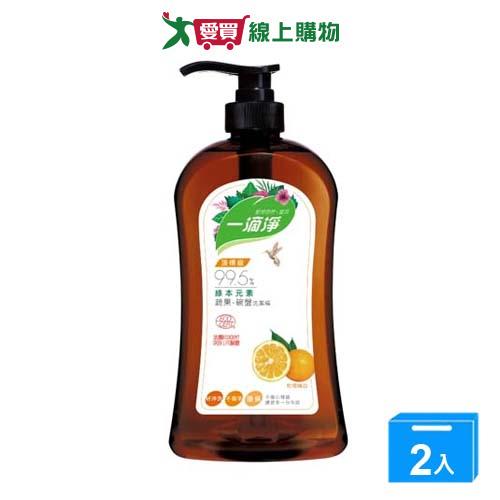 楓康一滴淨蘆薈多酚柑橘洗碗精1000g【兩入組】【愛買】