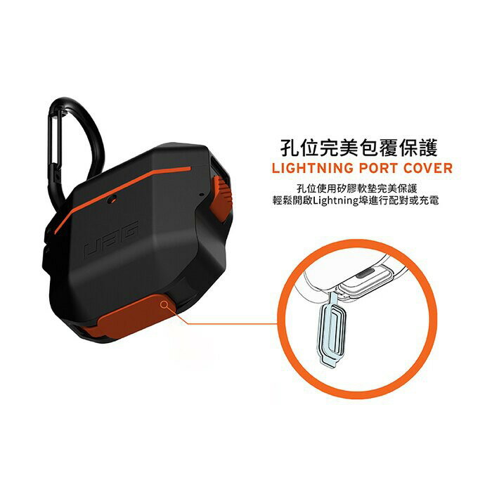 UAG Apple AirPods 1 2 代 pro 耐衝擊 防潑水 防塵 防摔殼 軍規 耐衝擊  硬殼 耳機 保護殼 7