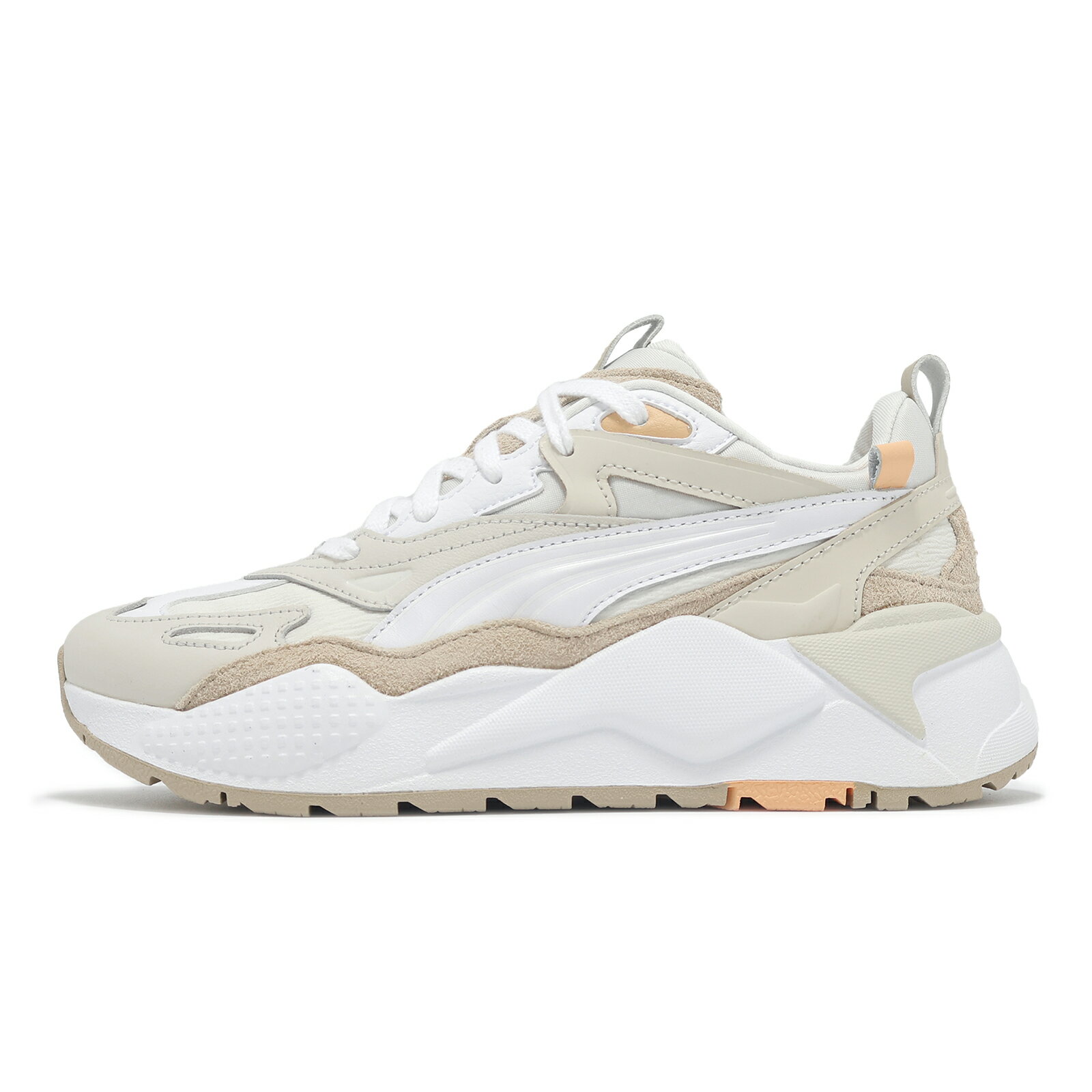 Puma 休閒鞋 RS-X Efekt Lux 女鞋 白 米白 拼接 厚底 復古 老爹鞋 39377106