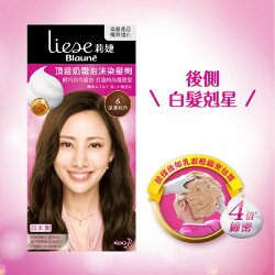 莉婕頂級奶霜泡沫染髮劑-深濃棕色(40ml+60ML)