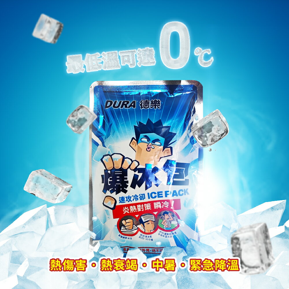 【Dura 德樂】 速攻冷卻爆冰包 (6入/盒) (熱衰竭/中暑/降溫) 夏季消暑神器 2