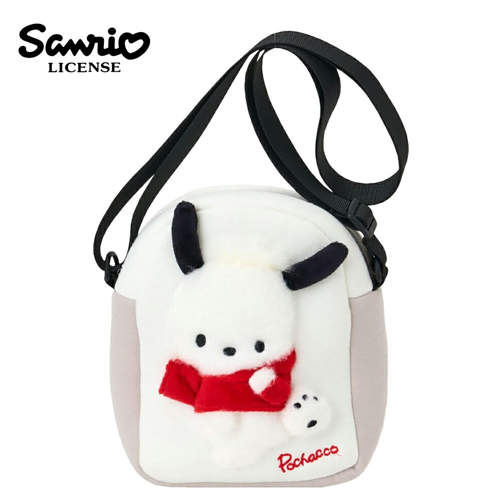 【日本正版】帕恰狗 隨身側揹包 斜揹包 側揹包 隨身小包 Pochacco 三麗鷗 SANRIO - 549400