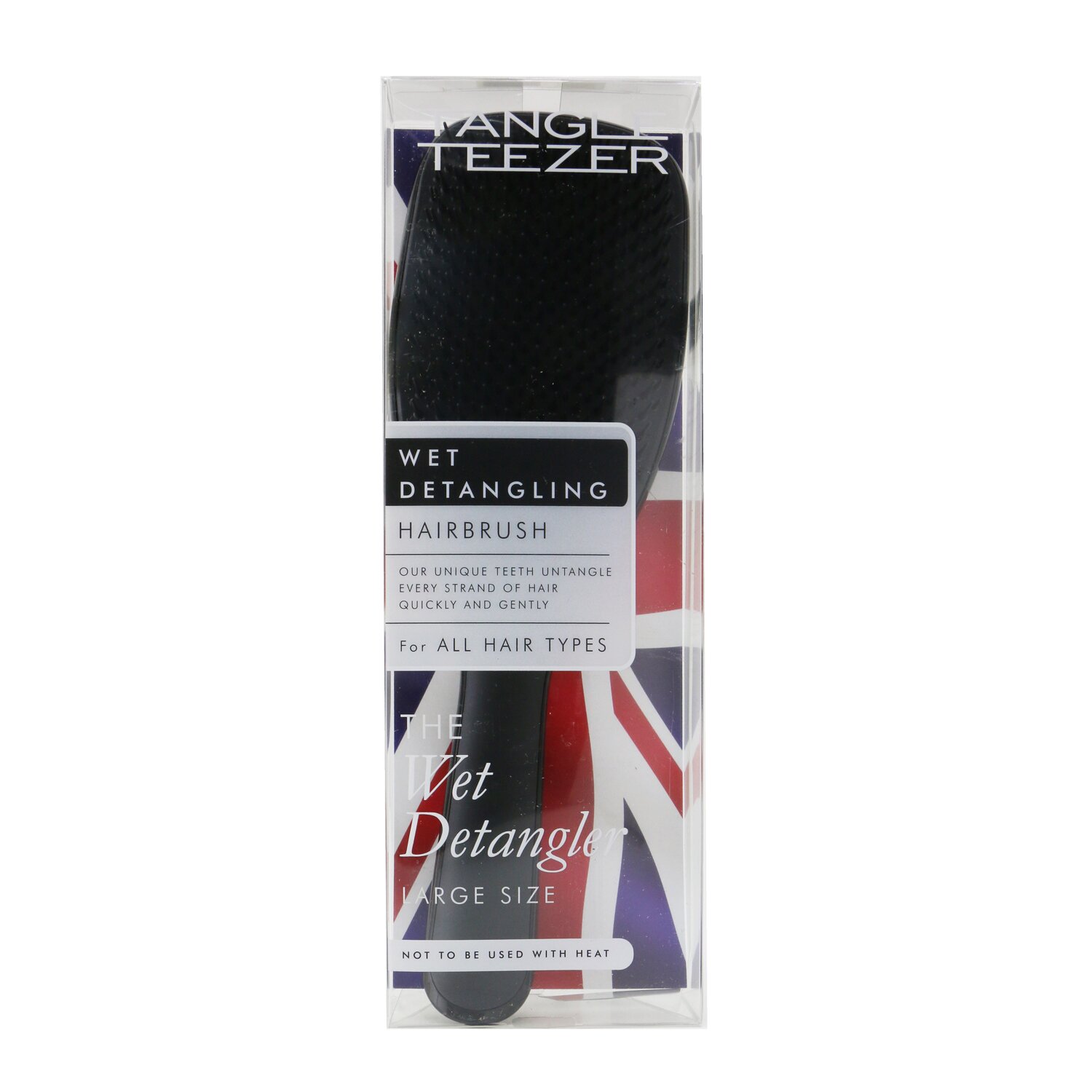 Tangle Teezer - 濕髮解結梳 - # Black Gloss (大尺寸)
