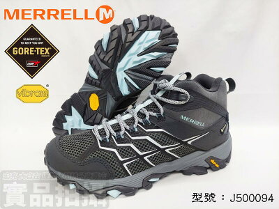 【過季出清】MERRELL 梅洛登山鞋 健行 黃金大底 中筒 MOAB FST 2 MID GTX J500094【大自在運動休閒精品店】