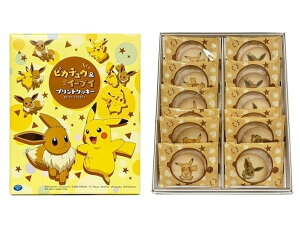 日本長登屋Nagatoya 寶可夢奶油餅乾 12枚