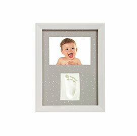 Adora珍愛回憶系列-寶寶手足模印相框(極簡壁掛型)【紫貝殼】