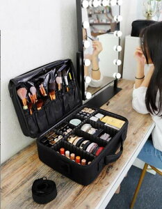 化妝包化妝箱大容量多功能簡約便攜網紅收層箱旅行專業手提師跟妝箱